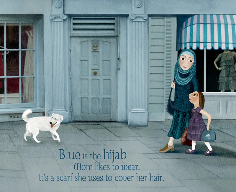 It's a scarf she uses to cover her hair.