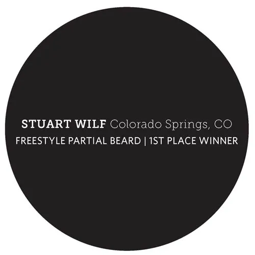 STUART WILF Colorado Springs, CO | FREESTYLE PARTIAL BEARD | 1ST PLACE WINNER