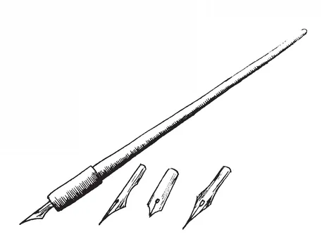 Pen and ink materials and equipment – Pen and Ink Techniques