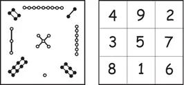 Geometric Magic Squares: A Challenging New Twist Using Colored