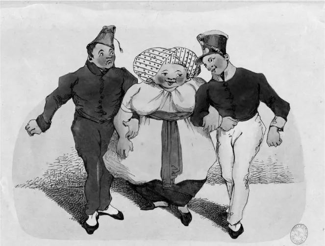 Figure 4 / Cornille (Victor Auguste Laurent), Une infidèle, lithograph, 1830. Musée Carnavalet / Roger-Viollet.