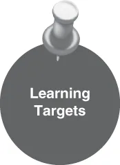 Depiction of learning targets.