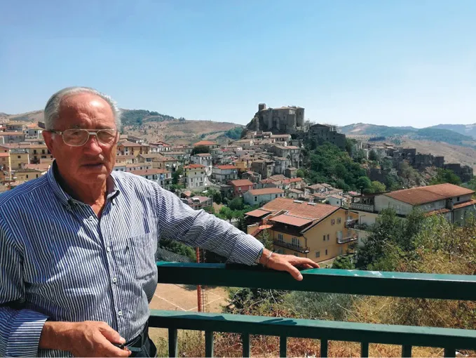 Il papĂ dell'autore attuale sindaco di Oriolo