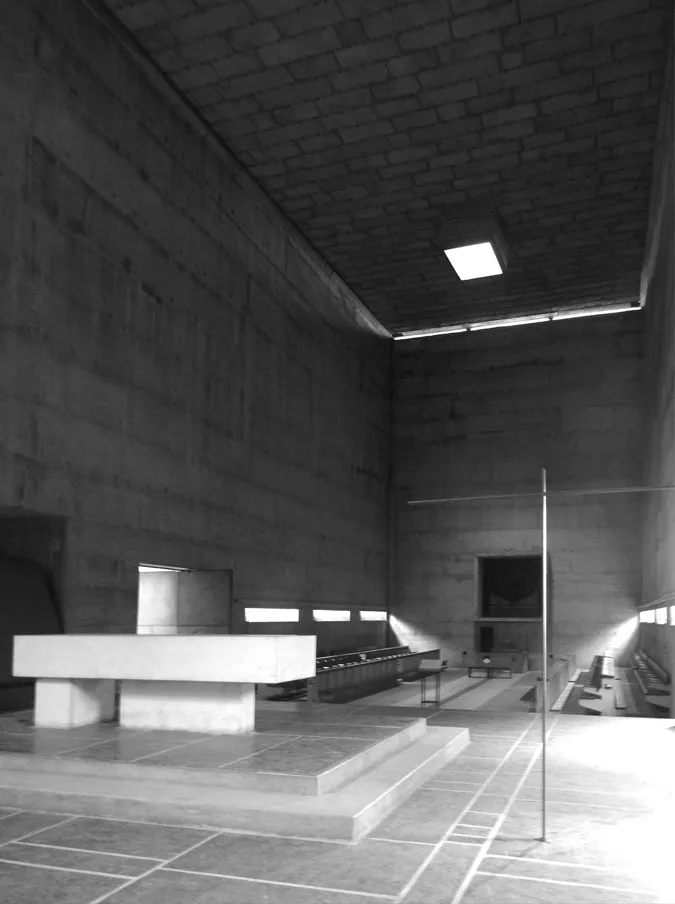 Figure 1.1 The Monastery of Sainte Marie de La Tourette (1957–60), church interior.