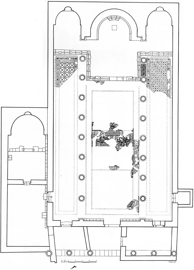 Figure 1.2 Plan, Church of Ss. Peter and Paul, Gerasa