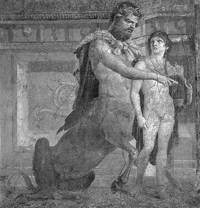Figure 1.1 Chiron instructs young Achilles. National Archaeological Museum, Naples, Italy.
