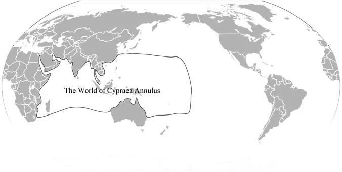 Map 1.2 The World of Cypraea Annulus14
