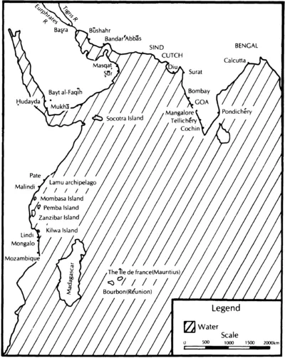 Map 5: Indian Ocean region
