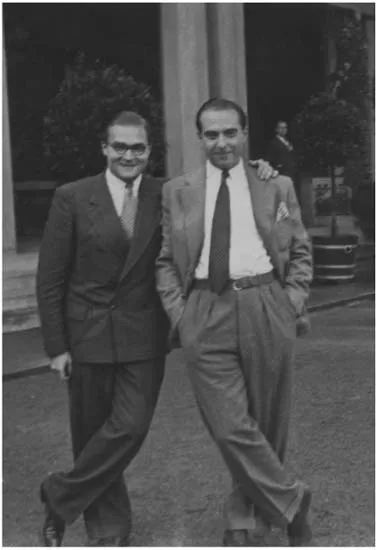Figure 1.1 Michael Josselson (right) with his brother Peter, Paris, 1938 (reproduced with permission of Jennifer Josselson Vorbach).