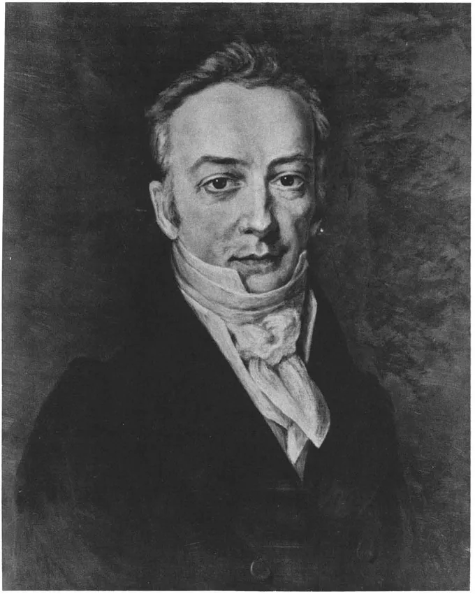 Portrait of James Smithson, founder of the Smithsonian Institution.