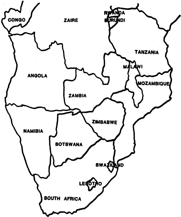 Figure 1-1 Southern Africa