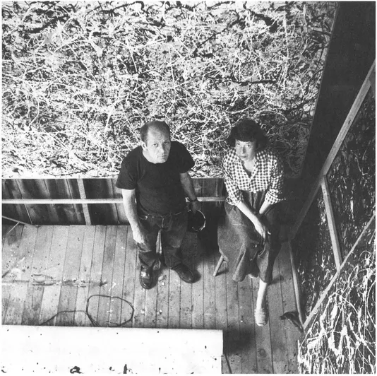 2. Jackson Pollock and Lee Krasner, 1950. Photograph by Rudy Burckhardt