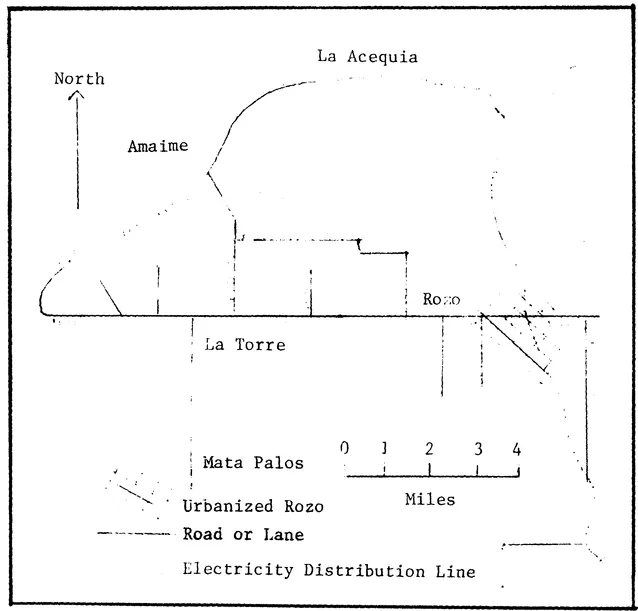 FIGURE 2.2 Rural Electrification Study Area, Colombia