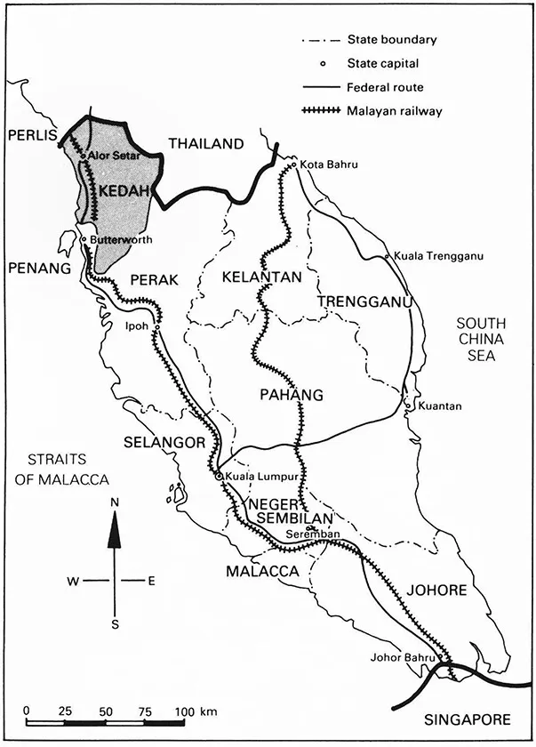Fig. 2 Kedah and the Study Area