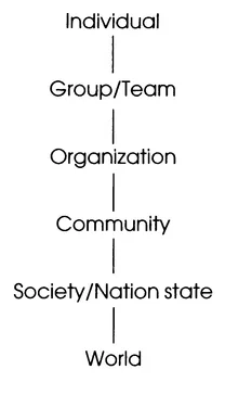Figure 1.1 Levels of learning