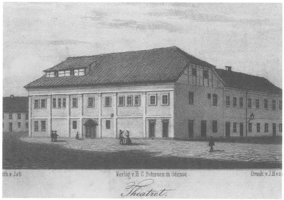 Fig. 1.3 Lithograph of Odense Theater (ca. 1840). (Odense: The Andersen House Museum)