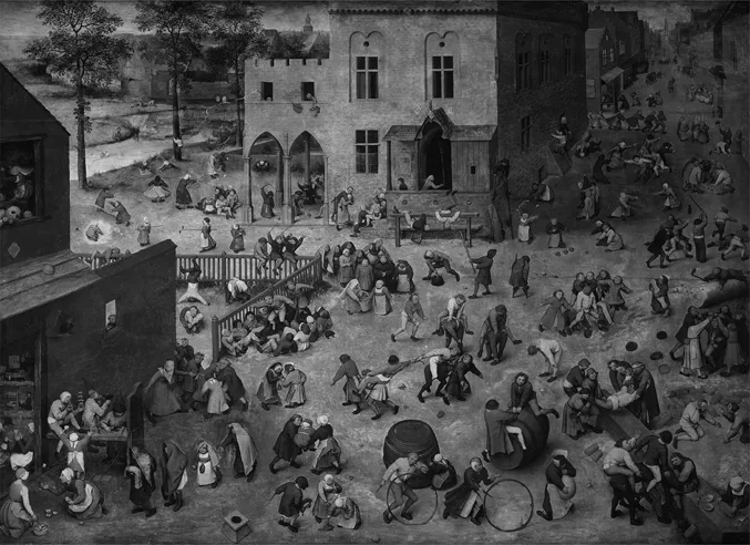 Figure 1.1 Children’s Games, painting by Pieter Bruegel the Elder (ca. 1560).