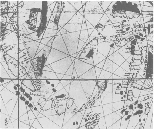 PLATE 21
The East Indies, in a manuscript map by Nuño García de Toreno, 1522, reproduced in R. A. Skelton: see Note 11 Fig 87 on page 141. (Courtesy of R. A. Skelton.)