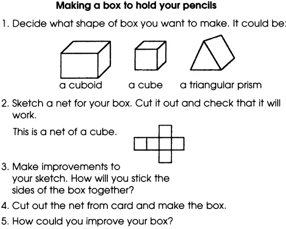 Figure 1.1 You may be asked to make worksheets, either hand-written ones or produced ones using a computer. They must be clear, easy to read, and correctly spelled.