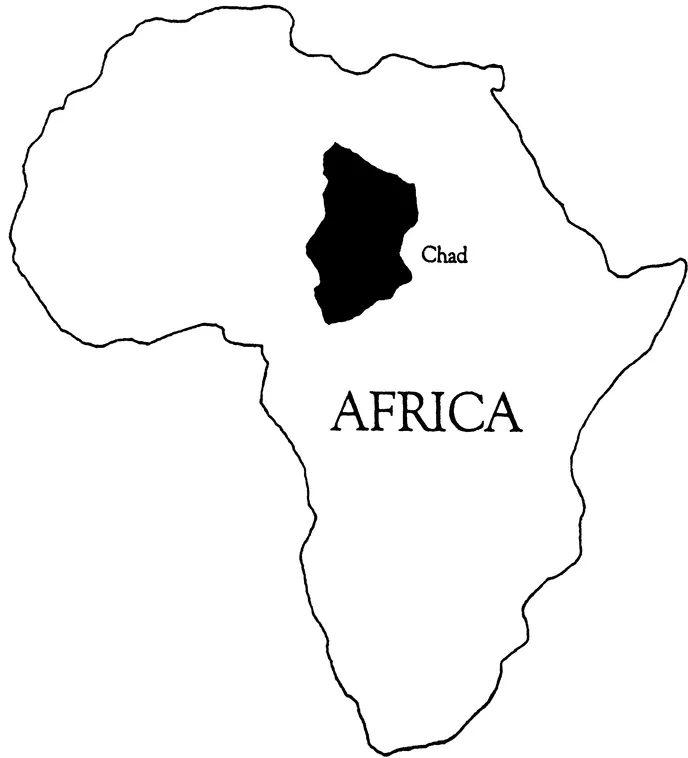FIGURE 1.1 The Republic of Chad in Africa