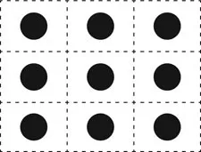 Figure 1.3 The Nine-Dot Puzzle.