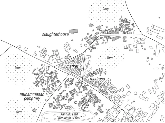 Figure 1.17 Map of Kotokuraba before independence