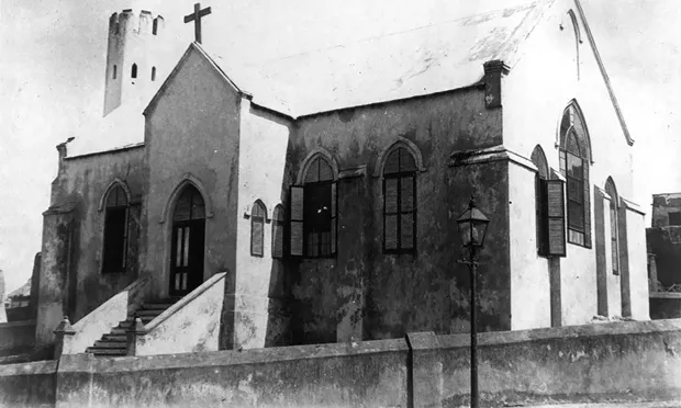 Figure 1.9 “The church, Cape Coast, opposite the castle” Basel Mission Archives, 1885–1910.