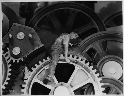 Figure 0.1 Charlie Chaplin in Modern Times