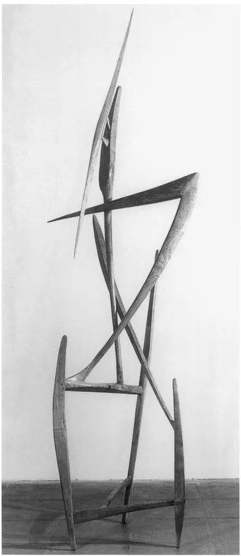 Robert Adams: Apocalyptic Figure 1951. Ashwood, 310.5 x 91.4 x 07.8 cm