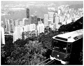 Figure 3 Peak Tram, Hong Kong Island Source: Courtesy of Hong Kong Tourist Association