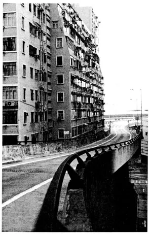 Figure 5 Elevated roadway on Hong Kong Island Source: A.M.S. Cook and H.T. Dimitriou