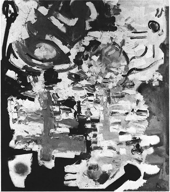 2 Hans Hofmann, Fantasia in Blue, 1954.