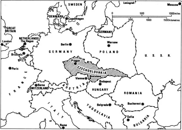 2 The Frontiers of Czechoslovakia before the Rise of Hitler