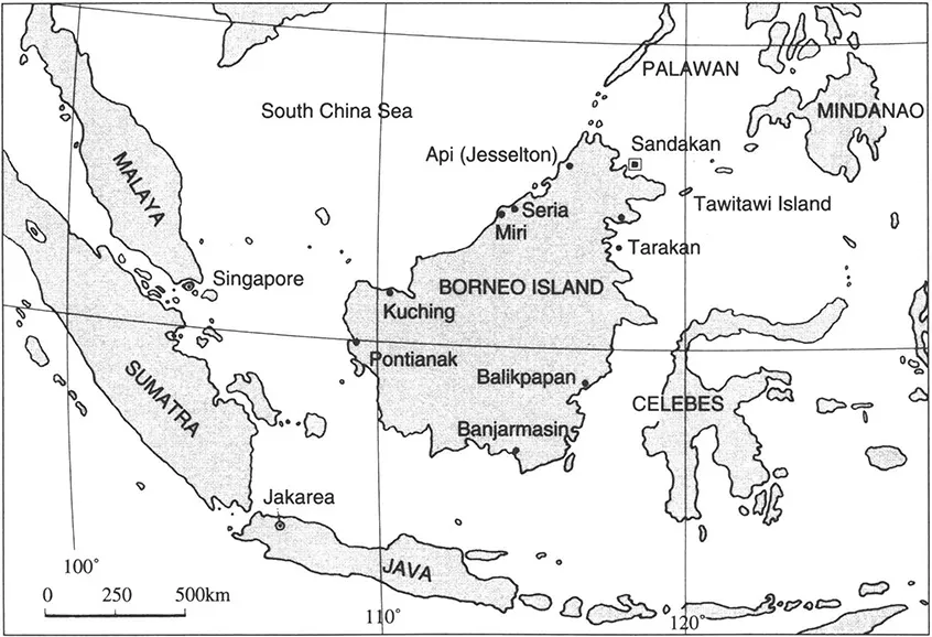 Map 1.1 Borneo.