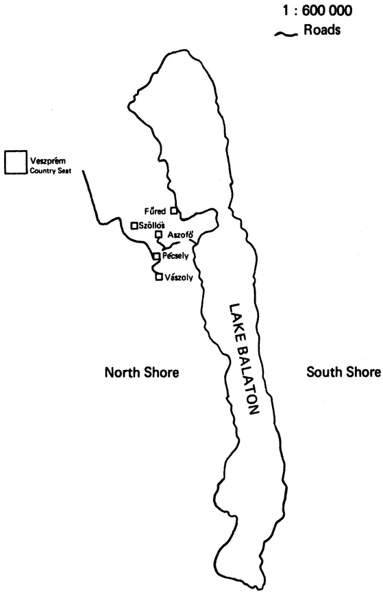 Map 1.2 The Balaton Region