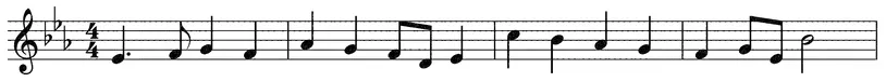 Figure 10.3 F. J. Haydn, “Austrian Hymn.”