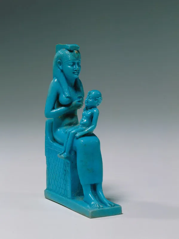 Figure 4. Isis and Horus (ca. 600 BCE).