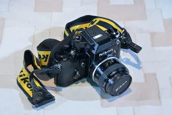Figure 1.2: Traditional SLR film camera â Nikon F2 with 35mm f/2 lens.