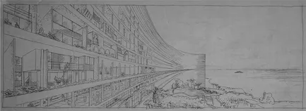 Figure PI.2 Le Corbusier, Plan ‘Obus’, 1931.