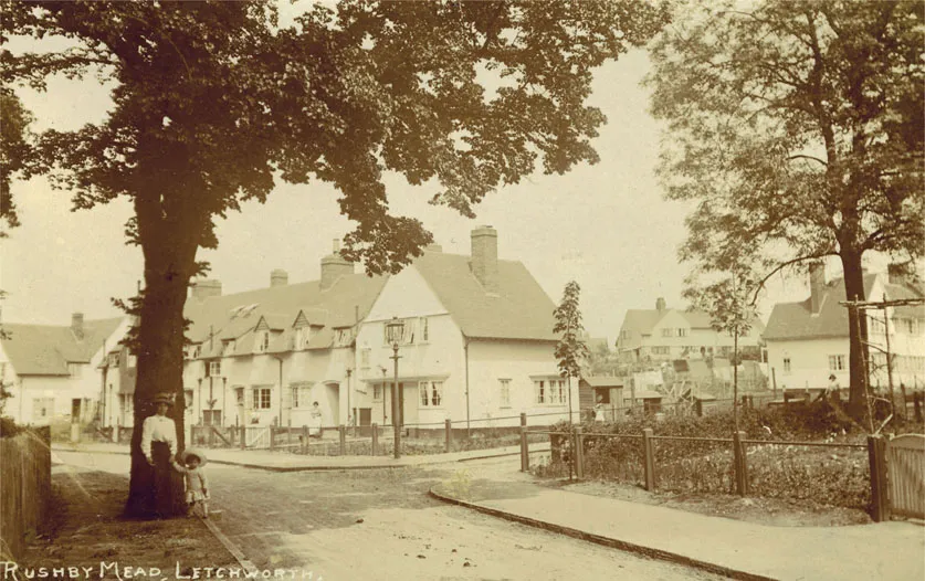 1.3 RUSHBY MEAD, LETCHWORTH GARDEN CITY. EARLY HOUSING IN LETCHWORTH WAS THE EMBODIMENT OF THE ARTS AND CRAFTS DESIGN IDEALS, PROVIDING BEAUTY IN HUMAN SCALE, HOMES SENSITIVE TO THE PAST AND PRESENT, USING LOCAL MATERIALS.
