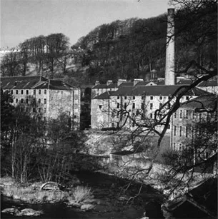 Figure 1.2: New Lanark Mills (Clyde Valley, Scotland; David Dale; 1786)