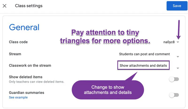 Go to the Settings Cog