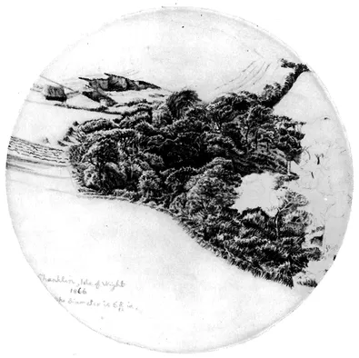 Shanklin, Isle of Wight. Sketch by Hopkins.