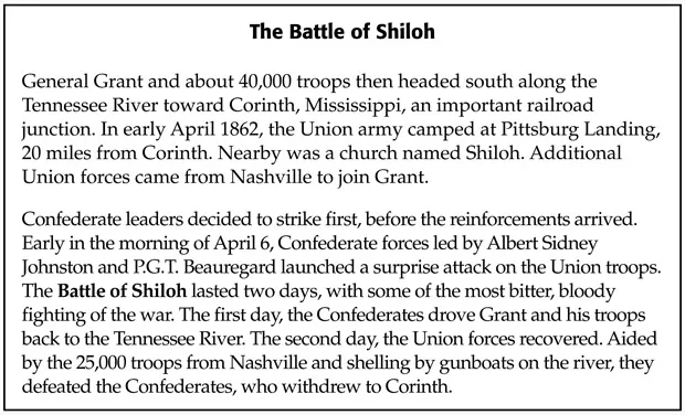Figure 1.3 Nonfiction to NarrativeâEighth Grade Social Studies Example