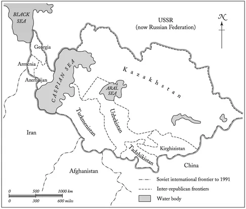 1.3 The five central Asian states and the Caucasus