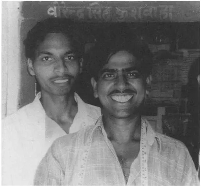 Photo 1.2. Birendra Singh Khushwaha, the tailor in Village Lutsaan who initiated the poster-letter. (Source: Personal files of the authors.)