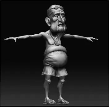 FIGURE 1.6 3D character modeled by Erik Minkin, 2014, SCAD