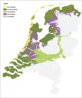 1.2: The physical-geographical landscapes of the Dutch lowlands.