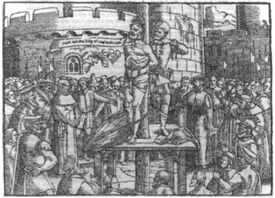 Martyrdom of William Tyndale from Foxe's Acts and Monuments.