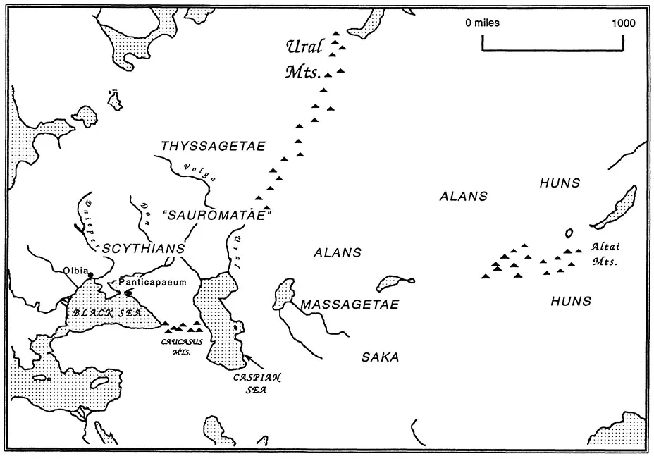 MAP 3.Ancient Steppe Cultures